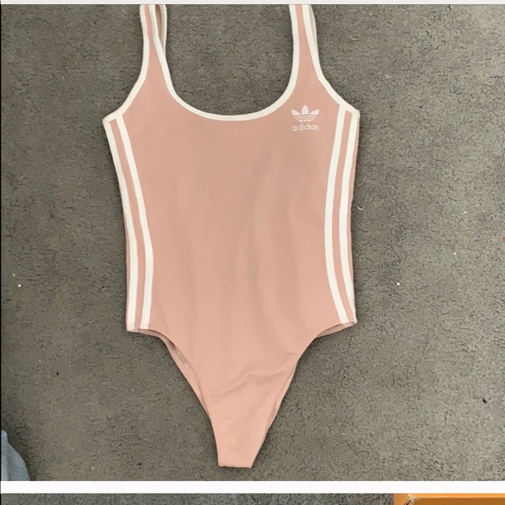 Two adidas body suits